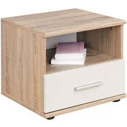 Тумба прикроватная ASM Dino DSW DI-05 (Sonoma Oak/White Matt) Thumb