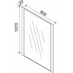 Зеркало Ambianta Solaris 0.8 Thumb