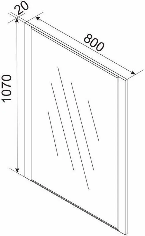 Зеркало Ambianta Solaris 0.8