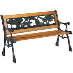 Детская скамейка Mobhaus Nadaza (Black/Natural) Thumb