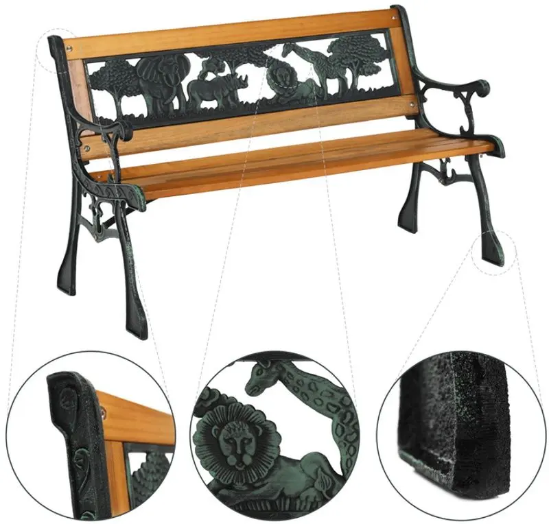 Детская скамейка Mobhaus Nadaza (Black/Natural)