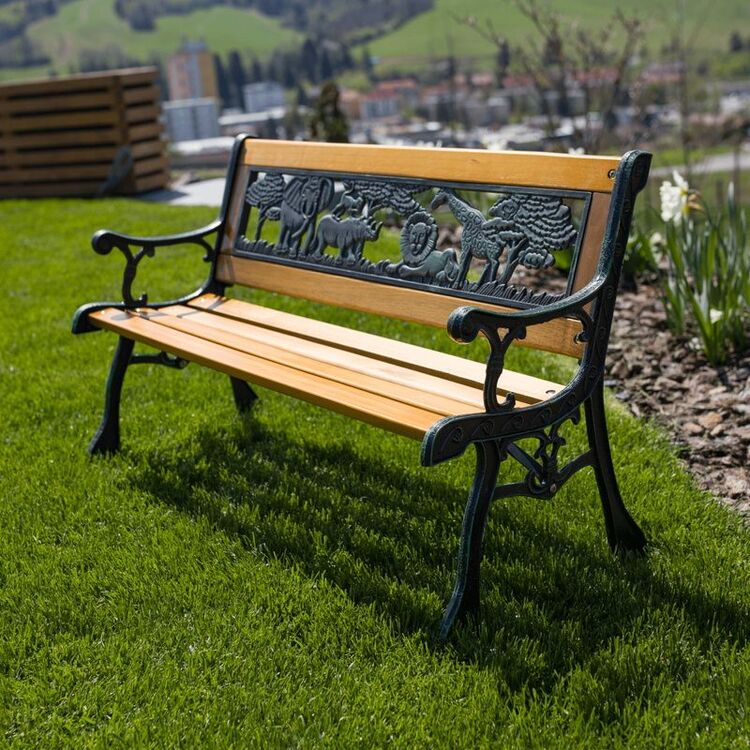Детская скамейка Mobhaus Nadaza (Black/Natural)