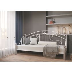 Canapea-pat Металл-Дизайн Orfey 80x190 White (picioruse lemn) Thumb