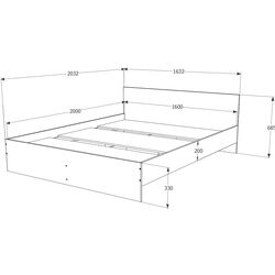 Pat Haaus Remi 160x200 (Sonoma Oak) Thumb