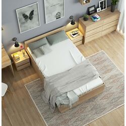 Кровать Akord CLP с подъемным механизмом 120x200 (Sonoma Oak) Thumb