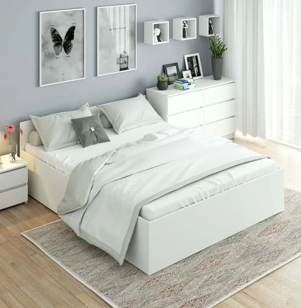 Pat Akord CLP cu mecanizm de ridicare 160x200 (White)