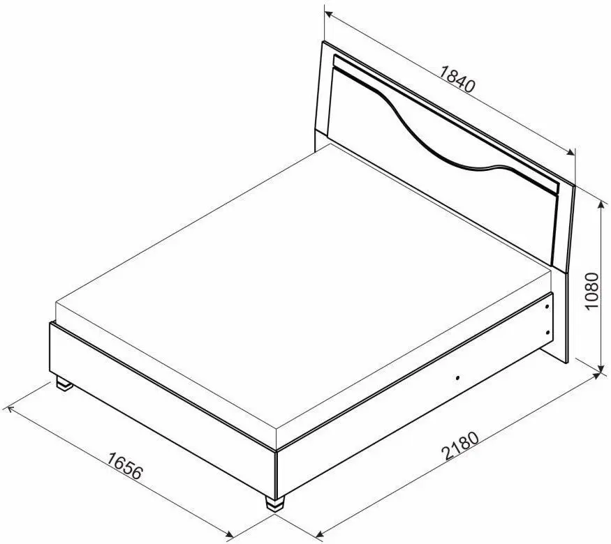 Кровать Ambianta Happy 160x200