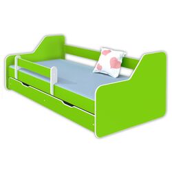 Кровать BellaLuni Dione 80x160 с ящиком/матрасом (Green) Thumb