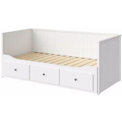 Pat extensibil Ikea Hemnes 3 sertare 80х200 (Alb) Thumb