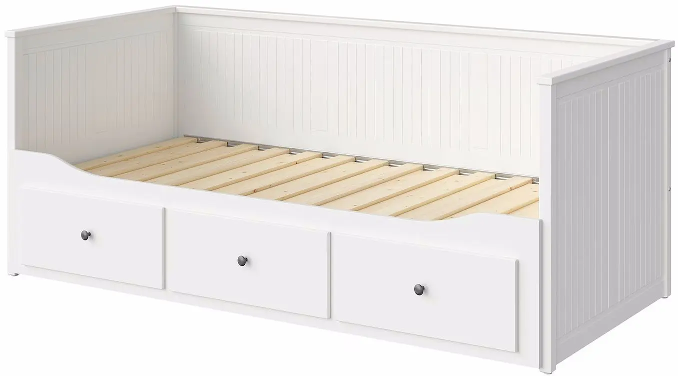Pat extensibil Ikea Hemnes 3 sertare 80х200 (Alb)