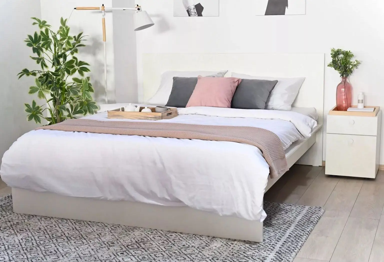 Pat Fabrik Home Linia Uno 140x200 (Ash White)