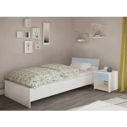 Pat Haaus Leco 90x200 (White/Blue) Thumb