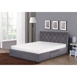 Pat Halmar Betina 160x200 cu sertare (Gray)