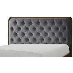 Кровать Halmar Cassidy 160x200 (Gray/Walnut) Thumb