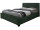 Pat Halmar Modena 3 cu sertare 160x200 (Dark Green)