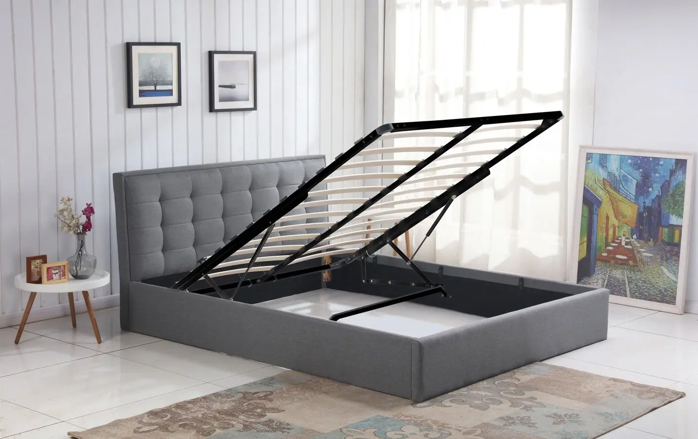 Pat Halmar Padva mecanism de ridicare 160x200 (Gray)