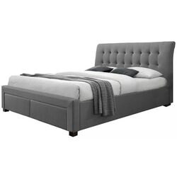 Pat Halmar Percy cu sertare 160x200 (Gray) Thumb
