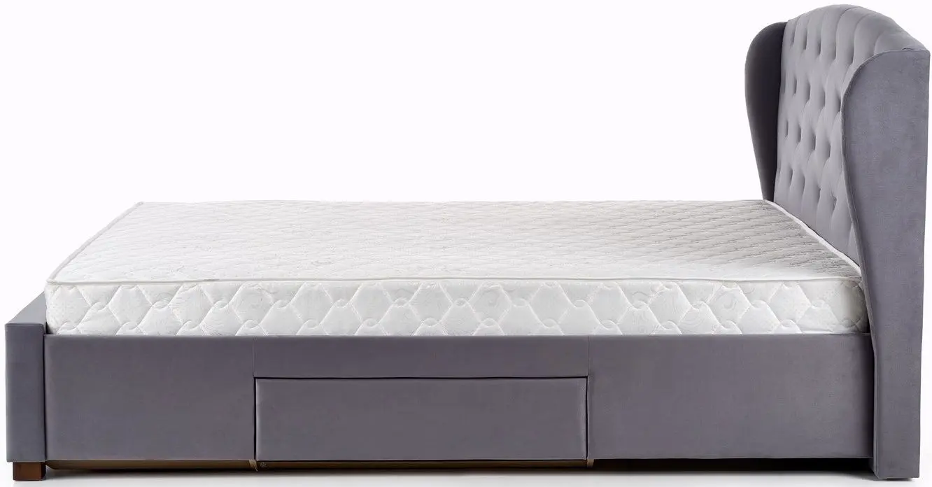 Pat Halmar Sabrina cu sertare 160x200 (Gray) - 5