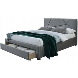 Pat Halmar Valery cu sertar 160x200 (Gray) Thumb