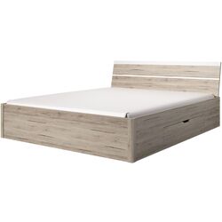 Кровать Helvetia Beta 22AE1651 с ящиками 160x200 (Sanremo Oak/White) Thumb