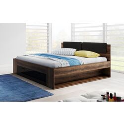 Pat Helvetia Galaxy 24ZBEA50 cu sertar 140x200 (Monastic Oak/Black Gloss)