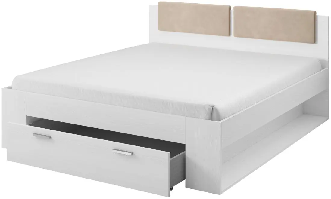 Кровать Helvetia Galaxy 24AAEA52 с ящиком 180x200 (Ash Abisko/Beige) - 7