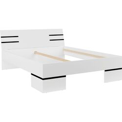 Кровать Helvetia Violla 160x200 (White/White Gloss) Thumb