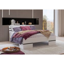 Кровать Helvetia Violla 180x200 (White/White Gloss)