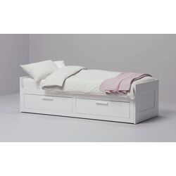 Pat Ikea Brimnes 2 sertare 80x200 (Alb) Thumb