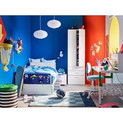 Pat Ikea Slakt cu somiera 90x200 (Alb) Thumb