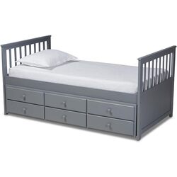 Кровать Mobhaus Austin New 90x200 (Gray) Thumb