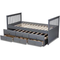 Кровать Mobhaus Austin New 90x200 (Gray) Thumb