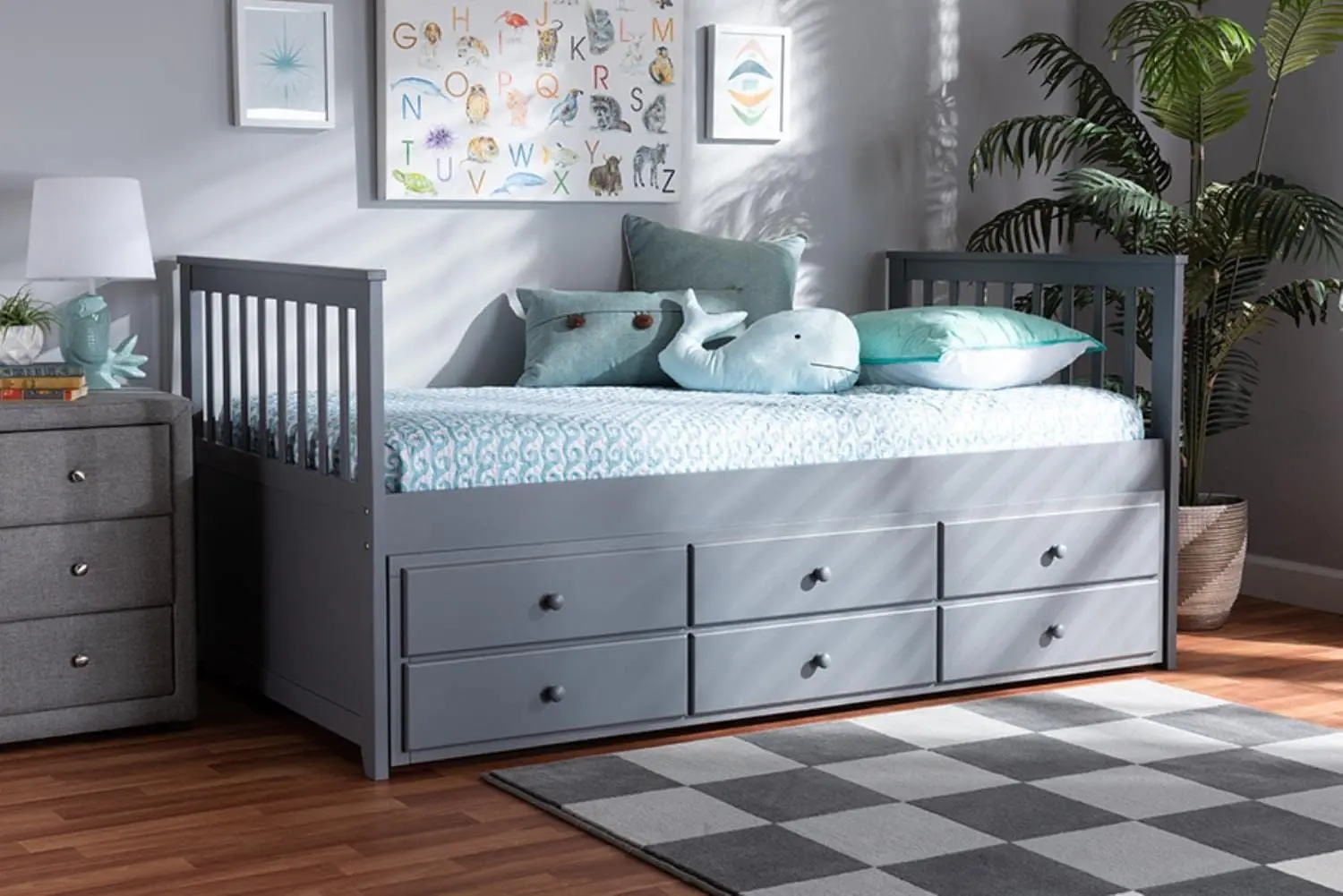 Кровать Mobhaus Austin New 90x200 (Gray)