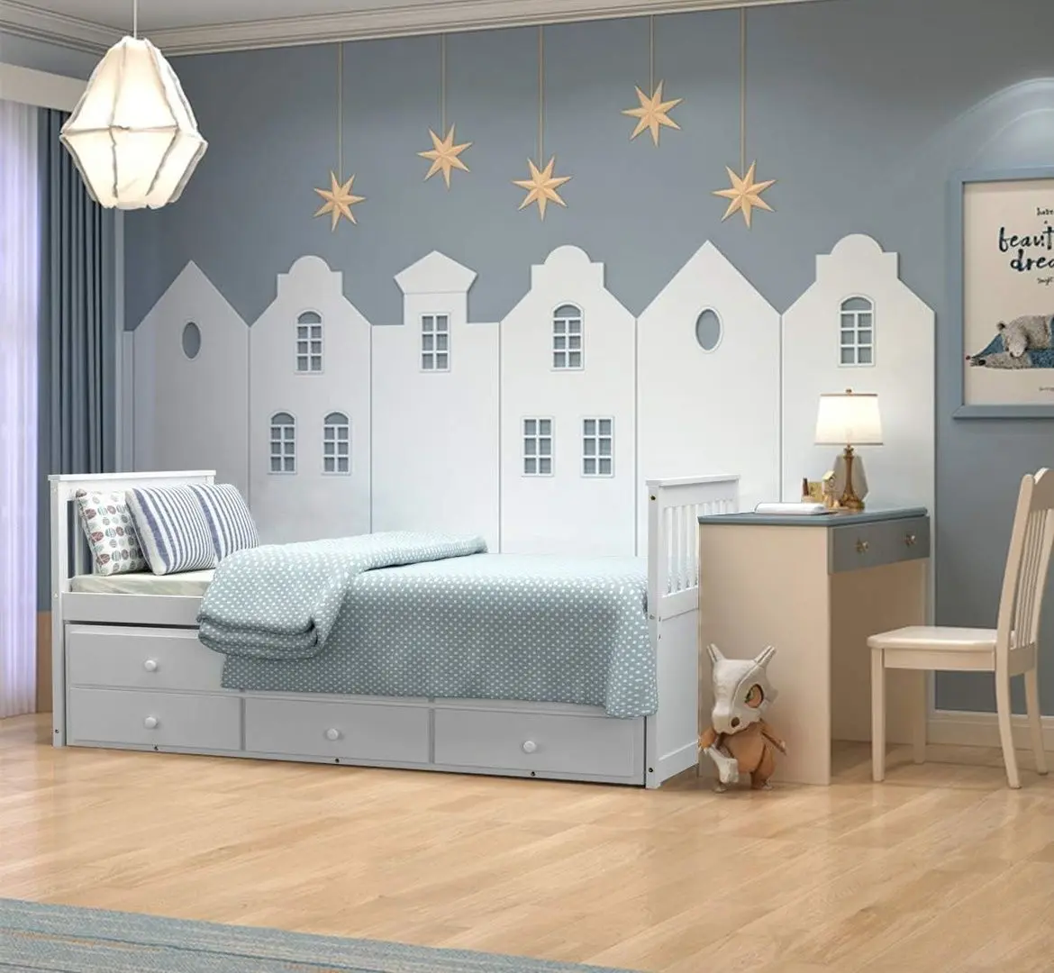 Кровать Mobhaus Austin New 90x200 (White)