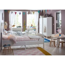 Pat extensibil Ikea Sundvik cu somiera 80x200 (Alb) Thumb