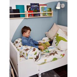 Pat extensibil Ikea Sundvik cu somiera 80x200 (Alb) Thumb