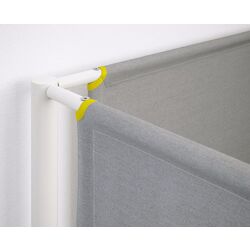 Pat supraetajat Ikea Vitval cu birou 90x200 (Alb/Gri) Thumb