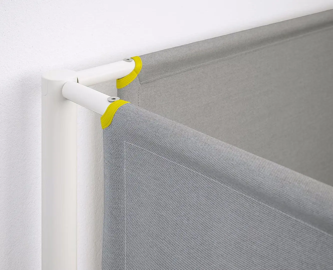 Pat supraetajat Ikea Vitval cu birou 90x200 (Alb/Gri)