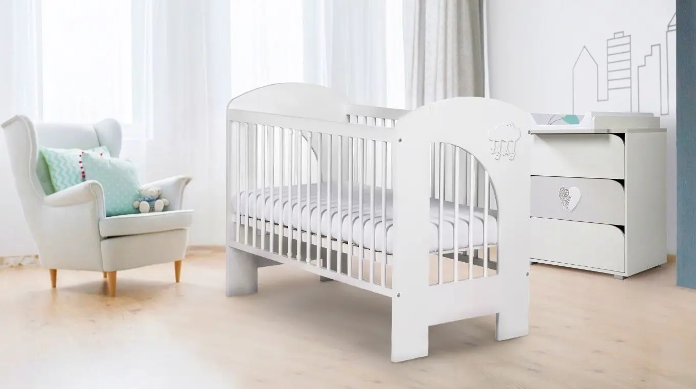 Кроватка Klups Nel Cloud (White)