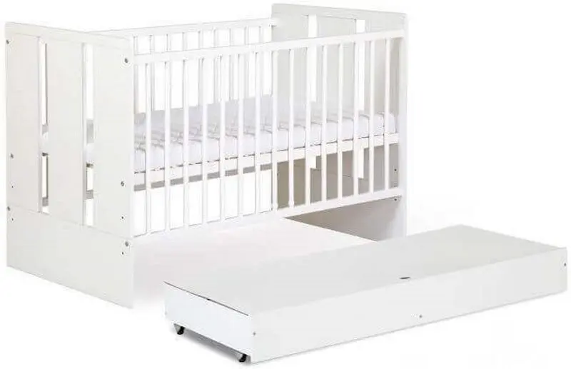 Кроватка Klups Paula с ящиком (White)
