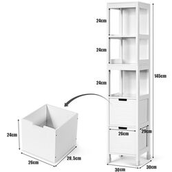 Penal Costway HW61185 (White) Thumb
