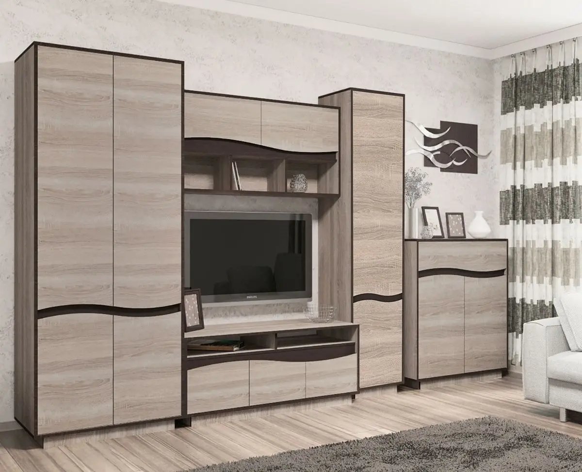 Raft Yasen Jeneva (Sonoma Oak Truffle/Wenge Magic)