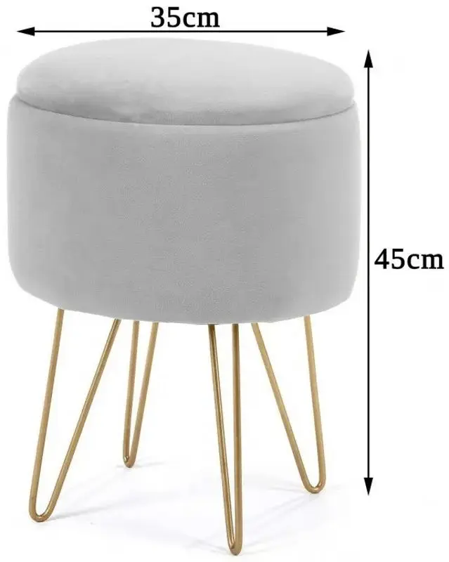 Puf Akord Lili (Burgundy)