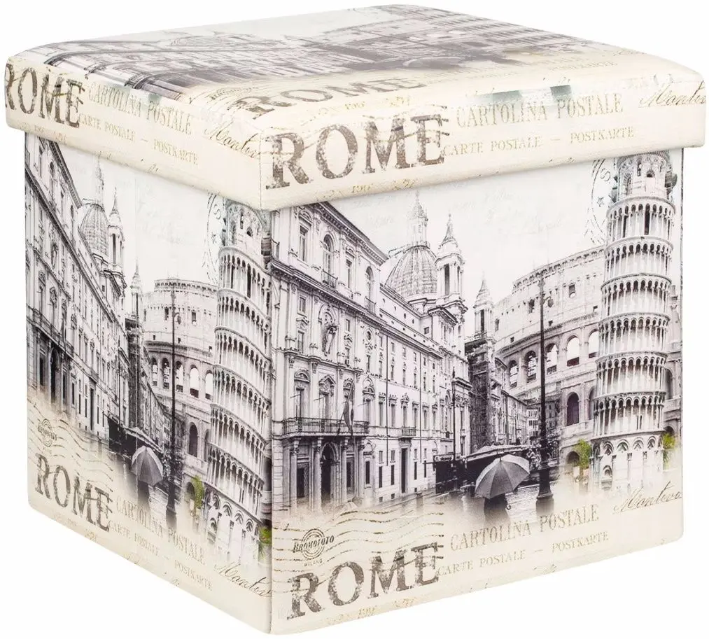 Пуф Art Flame 4A-131RO (Beige/Black)