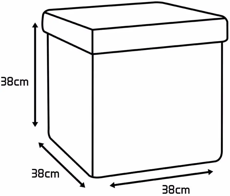 Пуф Art Flame 4A-151LM (Black/White)