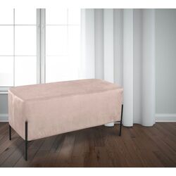 Puf DP Ottoman Double (Beige/Black)