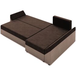 Canapea de colt Space Meble Dante L Sawana 16/Sawana 22 (Dark Brown/Light Brown) Thumb