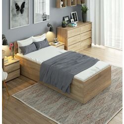 Pat Akord CLP cu mecanism de ridicare 100x200 (Sonoma Oak)