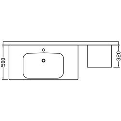 Set de mobila Nplus Golf 80 (Dorado/White) Thumb