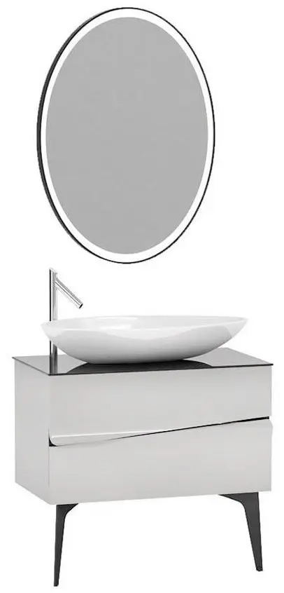 Комплект мебели Nplus Mirage 80 (White/Black) - 5